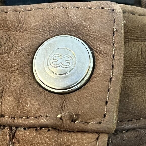 Escada Lamb Nubuck Leather‎ Ankle Pants Brown Size 36 / US 6 - Picture 7 of 13